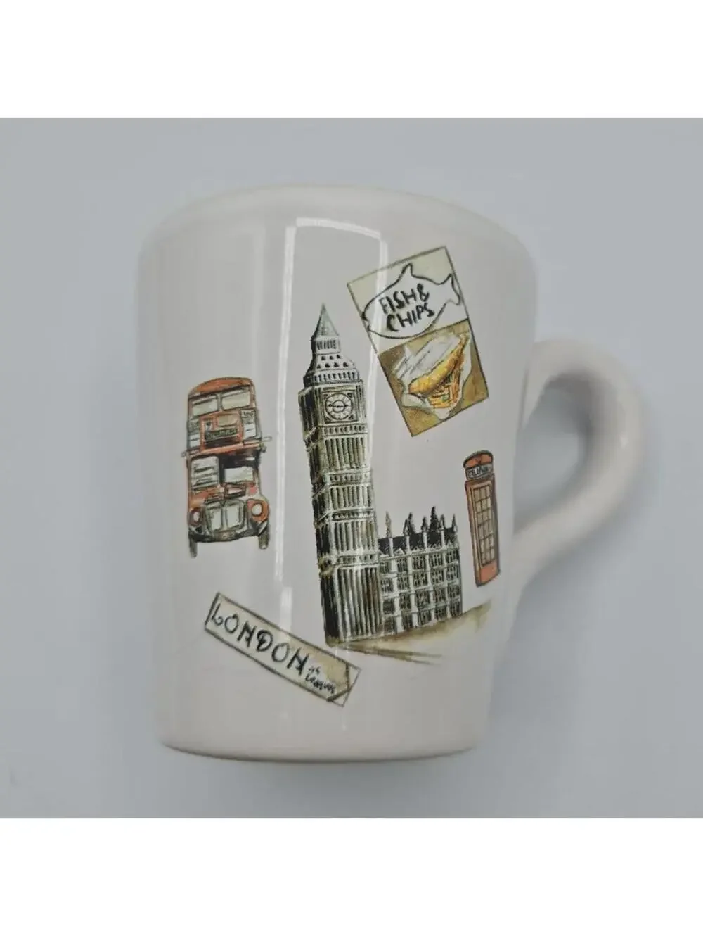 Sur La Table Italian Stoneware London Ceramic Mug